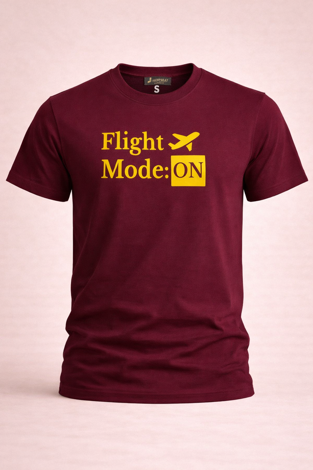 Flight Mode ON T-Shirt - Crew Essential