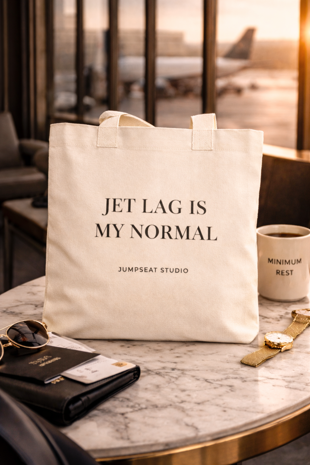 Jet lag is my normal Canvas Tote Bag